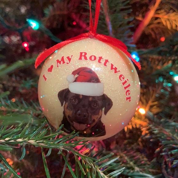 I <3 My Rottweiler Ornament - Picture 2 of 2